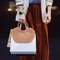 Crochet Bag Kit for Adults Khaki Handbag Crochet Kit for Beginners Tote Bag Starters Set DIY Craft Making Kit with Step-by-Step Instructions and Video Guidance